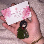 Porte clef acrylique Mikasa