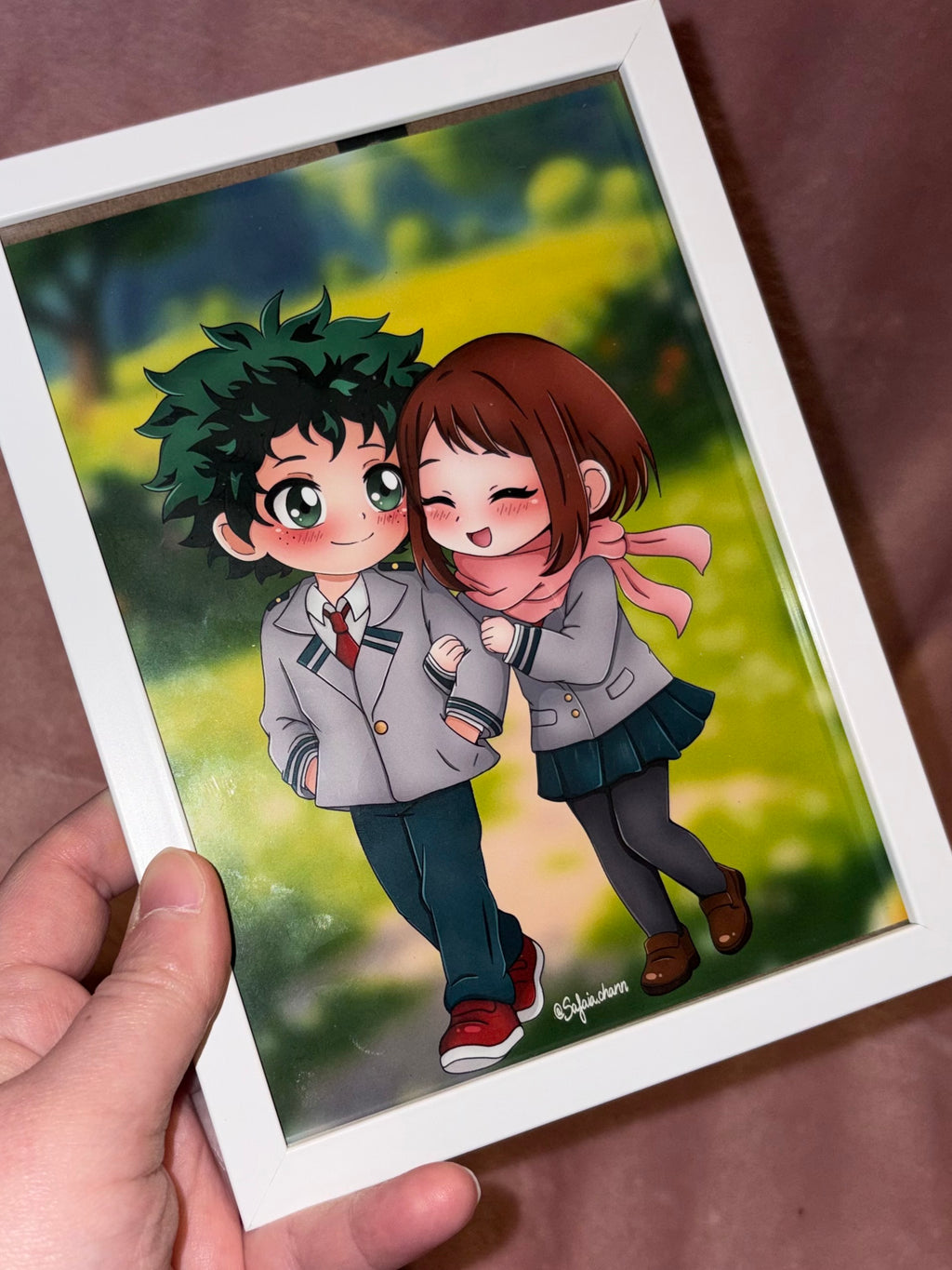 Print Deku et Ochaco