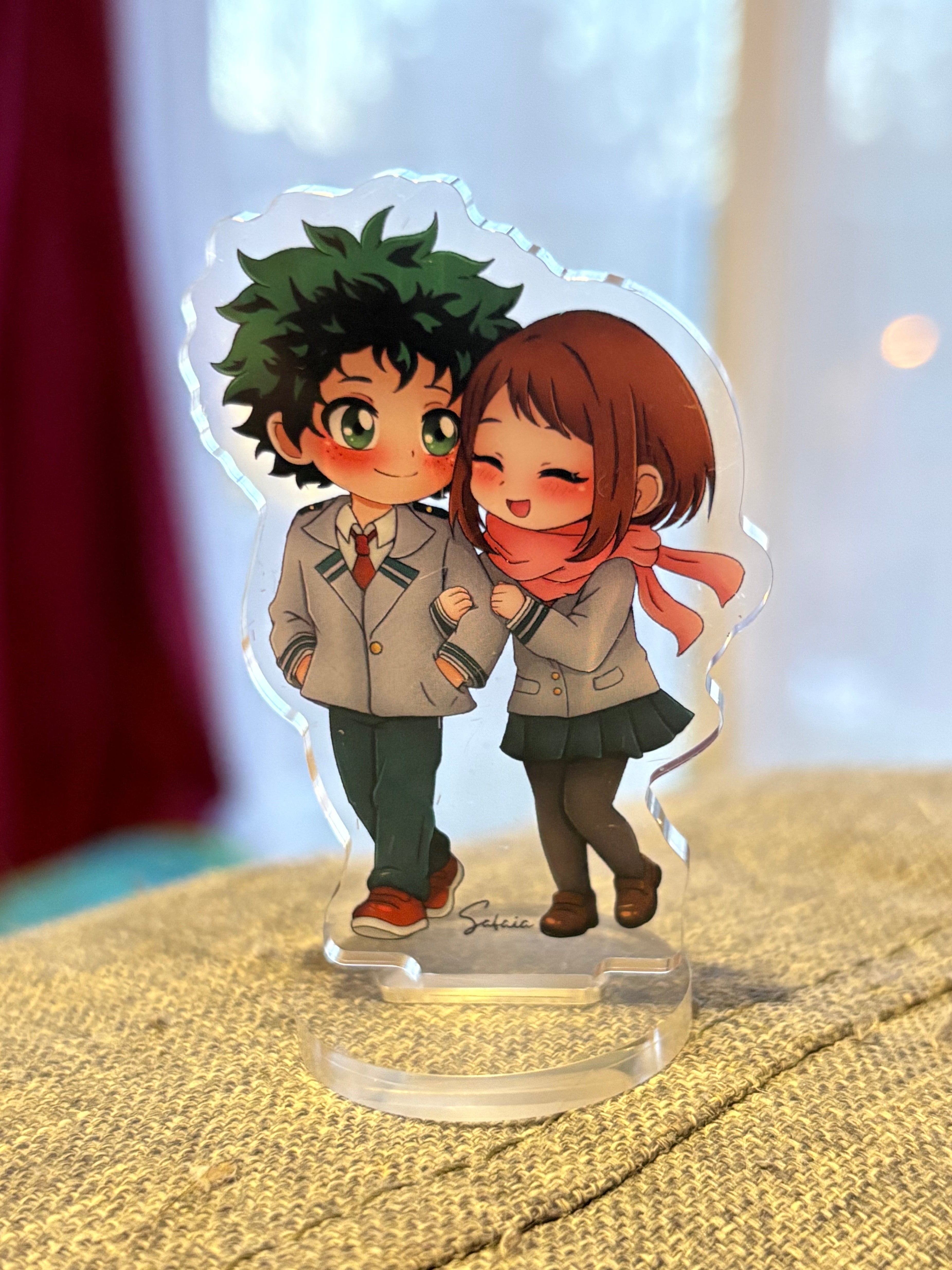 Stand Acrylique Deku/Ochaco