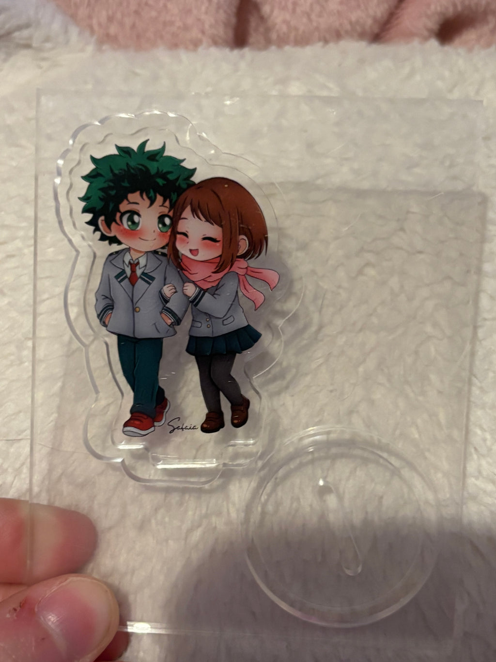 Stand Acrylique Deku/Ochaco